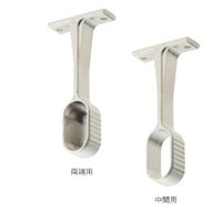 エスコ 楕円パイプ用ブラケット(エンド用) EA951EY-23 1セット(20個)（直送品）