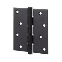 エスコ 127x127mm 義星丁番(SUS304/マットブラック) EA951HC-25 1セット(3個)（直送品）