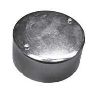 エスコ φ89x40mm 露出ボックス(ハブ無/丸型) EA940CS-40 1セット(5個)（直送品）