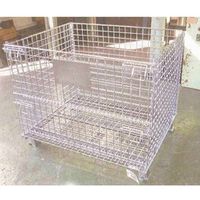 エスコ 1230x1010x900mm/1000kg メッシュパレット EA985R-33 1台（直送品）