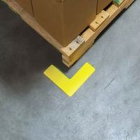 エスコ L型 マーカー(高耐久/赤/2枚) EA944SJ-103 1セット(20枚:2枚×10パック)（直送品）