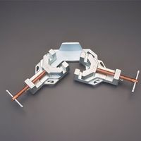 エスコ 100mm コーナークランプ(自動調整式) EA526CA-14 1個（直送品）