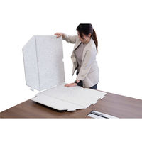 【軒先渡し】リス REMUTE デスクブース 幅685×奥行685×高さ705mm ネイビー GTEC145 1台（直送品）