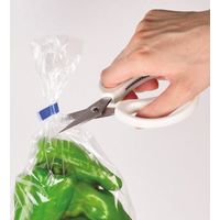 パール金属 コンパクトキッチンバサミ 便利小物 小袋サイズ ホワイト 228226 1個（直送品）