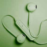 PGA Bluetooth(R) 5.0搭載 ワイヤレスステレオイヤホン インナーイヤータイプ グリーン PG-BTE12IE6GR 1個