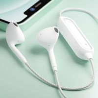 PGA Bluetooth(R) 5.0搭載 ワイヤレスステレオイヤホン タフケーブル/インナーイヤータイプ ホワイト PG-BTE12TC2WH 1個