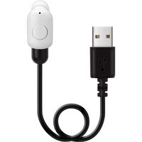 PGA Bluetooth(R) 5.0搭載 片耳ワイヤレスイヤホン マグネット充電ケーブル付 ホワイト PG-BTE13MC2WH 1個