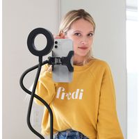 PGA LEDライト付き フレキシブルアームクリップ PG-FXASD02BK 1個