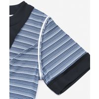 ボンマックス BONOFFICE オーバーブラウス ブルー 11号 AJ0852-36-11（直送品）