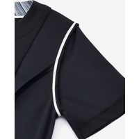 ボンマックス BONOFFICE オーバーブラウス ネイビー 21号 AJ0853-8-21（直送品）