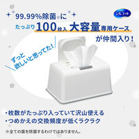 ユニ・チャーム シルコット99.99％除菌ウェットティッシュ 大容量 ボックス 詰め替え 1セット（100枚入×8個）