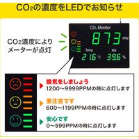 サンワサプライ CO2二酸化炭素パネルモニター CHE-C2 1個（直送品）