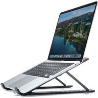 サンワサプライ ノートパソコン用モバイルスタンド(角度調整・折りたたみタイプ) PDA-STN53BK 1個（直送品）