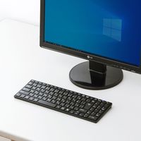 サンワサプライ Bluetoothスリムキーボード(テンキーあり・ブラック) SKB-BT22BKN 1個（直送品）