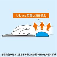 サンワサプライ 低反発リストレストミニ(ブラック) TOK-MU2NBK2 1個