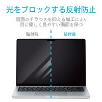 液晶保護フィルム MacBook Pro 14インチ 2021 のぞき見防止 EF-MBP1421PFM2 エレコム 1個
