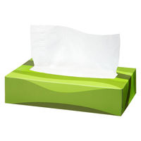 ティッシュペーパー 150組（5箱入）オリジナルティッシュ スマートコンパクト ビビッドカラー PEFC認証紙 1パック（5箱入） オリジナル（わけあり品）