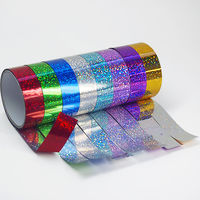 トーヨー プリズムテープ 装飾テープ 113700　1セット（40個：8色入×5袋）