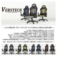 中央可鍛工業 VERSTECK(ヴァーステック) オフィスチェア ネイビー AGC-320F-NV 1脚（取寄品）