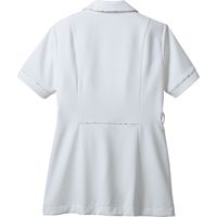 住商モンブラン ナースジャケット 半袖 オフホワイト/ピンク LW811-12 1枚　白衣（直送品）