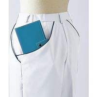 住商モンブラン パンツ レディス ライトグレー 裾フリー OM702F-01 1枚　スクラブ（直送品）