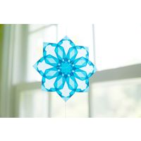 クラサワ 折り紙 ひかりとり紙 7.5×7.5cm みず P0201-5 1袋（100枚入）