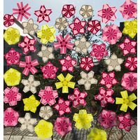 クラサワ 折り紙 ひかりとり紙 7.5×7.5cm きいろ P0201-3 1袋（100枚入）