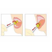 【口腔ケアスポンジ】 マウスピュア 口腔ケアスポンジ 紙軸 M 10本 4987601440106 1袋 川本産業