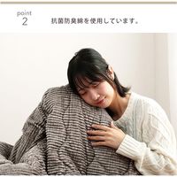 イケヒコ グランド こたつ布団 2050×2450mm ネイビー 1181640190411 1枚（直送品）