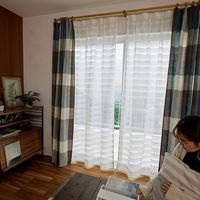 スミノエ コルネ セミオーダー レースカーテン クーシュ 2700×940mm ナチュラルホワイト １セット(2枚入)（直送品）