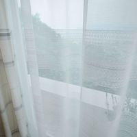 スミノエ コルネ セミオーダー レースカーテン フルーヴ 1200×2290mm ナチュラルホワイト １セット(2枚入)（直送品）