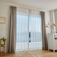 スミノエ コルネ セミオーダー レースカーテン ユラノ 2500×1040mm ナチュラルホワイト １セット(2枚入)（直送品）