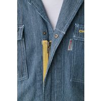 【GRACE ENGINEER'S】 GE-105ツナギ　ヒッコリー　Ｓ 105-19 1着（直送品）