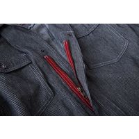 【GRACE ENGINEER'S】 GE-105ツナギ　ブラックヒッコリー　5L 105-20 1着（直送品）