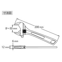 【手工具】ロブテックス ハイブリッドモンキX UM30XG 1丁