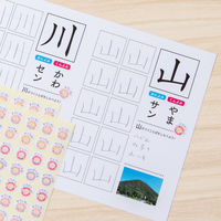 オキナ パリオシール はなまるシール ぼうや 直径17mm PS1191 1袋（210片）