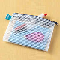 セキセイ アゾン メッシュケース ミニ B7 写真サイズ ブルー AZ-135-10 1冊