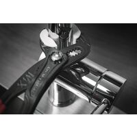 プッシュボタン式 ウォーターポンププライヤー 最大開口45mm ソフトグリップ 1660ー69ー250ーSB 1丁（直送品）