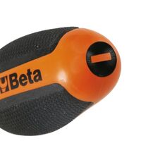 Beta ベータ マイナスドライバー 軸長125mm 刃幅4mm モルフォスグリップ 1221 4X125 1本（直送品）