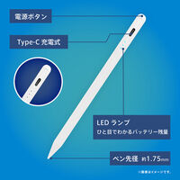 トリニティ iPad専用 スタイラスペン ブラック TR-IPD25-SP-BK 1個（直送品）