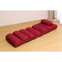 タック ふかふかリクライニング座椅子2 レッド TAN-122(RED) 1脚（直送品）
