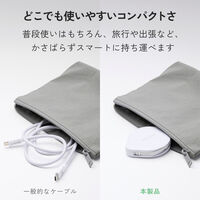 タイプC巻き取り式充電ケーブル USB-C to C 0.9m 60W 白 MPA-CCECRLR09WH エレコム 1個（直送品）