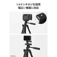 スマホ 三脚 Bluetoothリモコン付き カメラ・GoPro取付可 360度回転 PWSTSRC0130BK エレコム 1個（直送品）