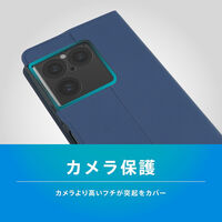 トリニティ Xperia 1 VIII [FlipNote] 耐衝撃フリップケース 黒×赤 TR-XP263-FN-CBBKRD 1個（直送品）