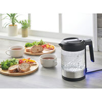 タマハシ 電気ケトル 1L ガラス製 サスティア 554898 1個（直送品）