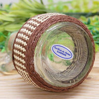 MESH COVERED KITCHEN CONTAINERS -OIL&VINEGAR BOTTLE アイボリー 558644 1個（直送品）