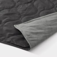 無印良品 収納ポケット付き３ＷＡＹブランケット ８０×１３０ｃｍ 黒  良品計画