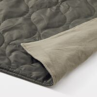 無印良品 収納ポケット付き３ＷＡＹブランケット ８０×１３０ｃｍ グリーン  良品計画