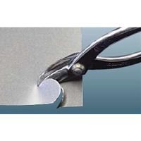 エスコ 190mm はさみ・金切(プロ用/エグリ) EA544RC-62 1丁（直送品）