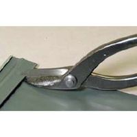 エスコ 290mm はさみ・金切(プロ用/横葺切) EA544RC-73 1丁（直送品）